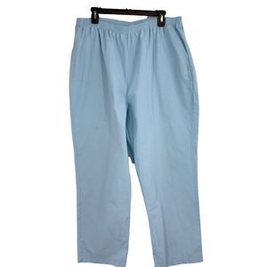 Womens Blair Pull On Pants Size 20 Lightweight 1541 Elastic Waist Pockets Crop